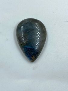 Natural Labradorite Gemstone Genuine Stone Blue Shady <b>Colour</b> Pear Shape 51.84Cts For Jewelry Making - Product Image 4