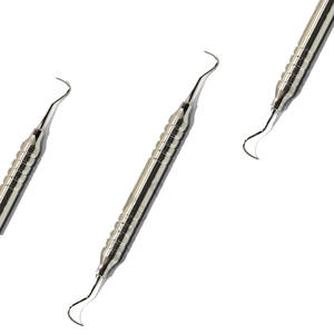 Jacquette 30-U15 Curetas Periodontales Gracey de Acero Inoxidable con Mango Acanalado, Instrumentos Quirúrgicos Dentales, Pakistán - Product Image 1