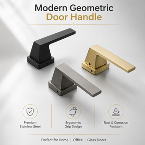 Modern Brass Lever <b>Door</b> <b>Handle</b> Set Knurled Grip Design Interior <b>Door</b> Hardware Matte Black Gold Bronze Finish Premium <b>Handles</b> - Product Image 3