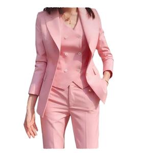 Traje de Negocios para Mujer a la Moda, Nuevo Conjunto de Blazer y Pantalón Elegante, Traje de Alta Calidad Personalizado, Transpirable - Product Image 4