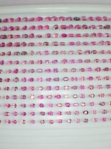 Saphir rose naturel exclusif, taille ovale, certifié IGI, lustre superbe AAA, 3-6 mm, coupe et polissage parfaits pour la fabrication de bijoux - Product Image 2