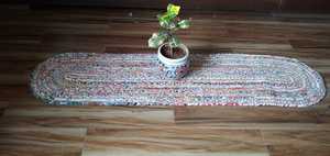 Handmade Jute Modern Abstract Pattern Kilim Rug Medium Pile <b>Washable</b> Reversible Eco-Friendly Home Decor Bedroom Hall Hotel Use - Product Image 5