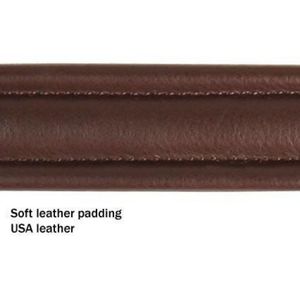 Padded Fancy Stitch Dog <b>Collar</b> USA Leather Soft Lined Adjustable Durable Classic Premium <b>Pet</b> <b>Collar</b> Bulk OEM Supply - Product Image 6