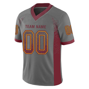 OEM Customized American Football Jersey Sportswear Short Sleeve 100% Polyester Quick Dry Breathable American Football Jersey - Product Image 1