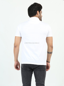 Uniforme DE TRABAJO transpirable de manga corta de algodón 100% de calidad superior, polos de Golf en blanco, Polo liso de negocios - Product Image 3