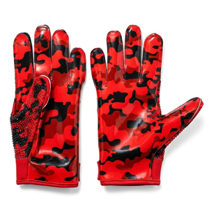 Game Ready Easy Flexibility Practice Training American Football Gloves <b>Sticky</b> Grip Wrist Support American Football Gloves - Product Image 2