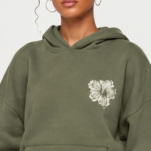 Conjunto Deportivo de Dos Piezas para Mujer, Estampado en Serigrafía, Personalizado, Estilo Casual, Poliéster/Algodón, Diseño Personalizado OEM, Ropa para Mujer - Product Image 4
