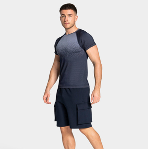 Camisetas Modernas de Corte Ajustado para Hombre con Tela Suave y Elástica y Aspecto Elegante para un Estilo de Vida Activo - Product Image 3