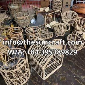 Chaise haute classique en rotin pour poupée avec coussin, prix direct usine, vente chaude, mobilier jouet écologique - Product Image 4