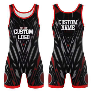 Vente en gros de maillots de lutte, t-shirts et uniformes d'arts martiaux personnalisés avec impression numérique intégrale et motifs sportifs - Product Image 3