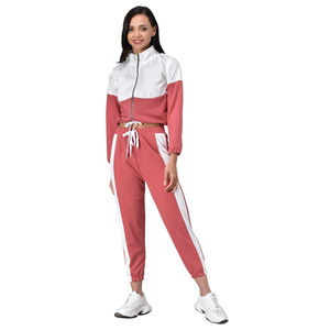 Conjunto Deportivo 2 en 1 para Mujer, Talla Grande, de Alta Calidad, Transpirable, de Secado Rápido, Cortavientos, Color Sólido, Diseño Personalizado, para Gimnasio en Invierno - Product Image 1