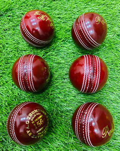 Balle de cricket en cuir rouge Red King 156g, 2 pièces, balle de match et d'entraînement, balle de cricket dure et durable, pratique professionnelle, vente en gros - Product Image 6