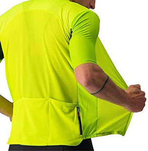 Men's Full Zipper <b>Cycling</b> Jacket Windproof Quick Dry Eco-Friendly Long Sleeves MTB Bike OEM Sportswear Plus Size - Product Image 3