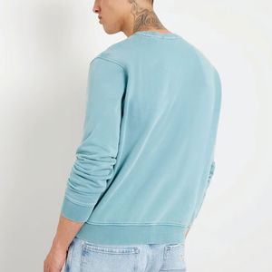 Sweat-shirt en molleton de coton lourd à col rond avec logo brodé personnalisé, style hip-hop, OEM ODM, 100% coton, sweat-shirt pour homme - Product Image 6