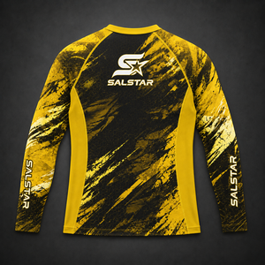 <b>Men</b> Trending Long Sleeve Rash Guard Compression Shirt Quick Dry Sporty Fit Sublimation Print Four Way <b>Stretch</b> Flexible movement - Product Image 2