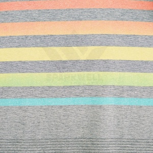 เสื้อกล้ามผู้ชายสีเทา ลายทาง คอกลม ระบายอากาศได้ดี ผ้าฝ้ายถัก ทรงปกติ สวมใส่สบายๆ แบบลำลอง - Product Image 4