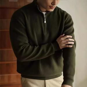 Sudadera de Alta Calidad con Media Cremallera para Hombre, 100% Algodón - Product Image 2