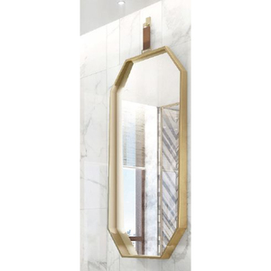 Luxury Gold Scalloped Round Wall <b>Mirror</b> Wavy Edge Metal <b>Framed</b> Decorative <b>Mirror</b> for Living Room Bedroom & Bathroom On Sale - Product Image 6