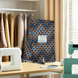 Kain Dobby Afrika 6 Yard 100% Katun, Bernapas, Ramah Lingkungan, Kain Ankara Nigeria untuk Anak Laki-laki & Perempuan, Tirai, 120 GSM