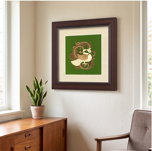 Decoración de Pared de Madera Tallada con Diseño Tradicional de Pato para Sala de Estar - Product Image 2