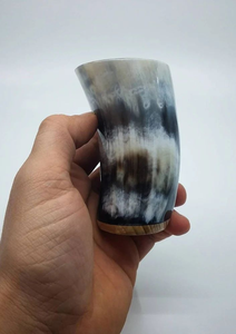 Cuerno Vikingo de Búfalo Pulido de Alta Calidad para Beber Cerveza, Forma Natural, Precio Bajo - Product Image 3