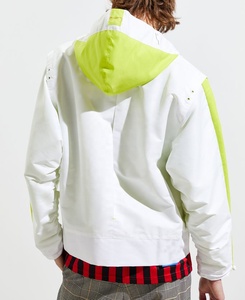 New Fashion Style Casual Outdoor Nylon Windbreaker Jacket Breathable Cycling Running Plus Size Color <b>Block</b> Lightweight Jacket - Product Image 1