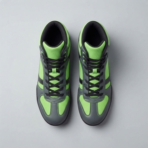 Boxing <b>Shoes</b> Men Women Lightweight Breathable High Top Leather Lace-Up Closure Flexible <b>Non</b> <b>Slip</b> Grip Sole Gym Workout - Product Image 3