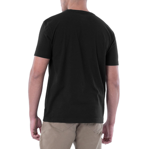 Wholesale 100% Cotton 200g Knitted Heavyweight Front Logo <b>Silk</b> Screen Printed Breathable Casual Men's Oversized O-Neck <b>T</b>-<b>Shirts</b> - Product Image 1