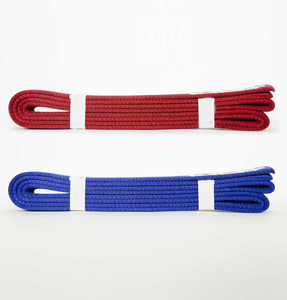 Cinturón de Karate Negro para Adultos, Unisex, Poliéster/Algodón, Secado Rápido, Transpirable, Teñido Liso, para Artes Marciales Sin Gi - Product Image 5