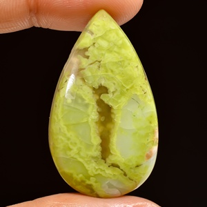 Vente en gros Naturel Citron Prehnite Cabochon de Pierres Précieuses Lâches Forme de Mélange Lisse pour la Fabrication de Bijoux - Product Image 1