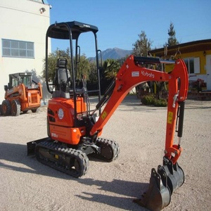 Mini-excavatrice Kubota U15-3 sur chenilles, système entièrement hydraulique, boîte de vitesses, moteur/pompe - Orchard Bagger, garantie 4 ans - Product Image 3