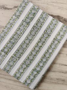 Proveedor de Tela de Algodón Hecha a Mano en India, Tela Sanganeri de Jaipur con Estampado a Bloque, Material en Crudo para Vestidos, Pedidos al Por Mayor - Product Image 4