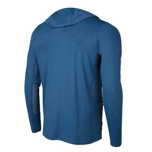 เสื้อฮู้ดดี้ OEM ODM ดีไซน์ทนลม UPF 50 ผลิตจากโพลีเอสเตอร์ 100% สำหรับกิจกรรมกลางแจ้ง ตกปลา ตั้งแคมป์ ล่าสัตว์ เหมาะสำหรับทั้งชายและหญิง - Product Image 4