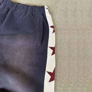 Pantalon de survêtement en molleton de coton délavé à l'acide, motif étoiles, en tricot, style streetwear, avec fermeture éclair à la cheville pour homme - Grande Vente - Product Image 4