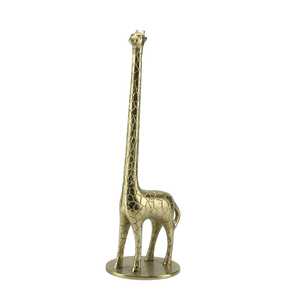 Giraffe Figurine Sculpture 36cm H X 8cm W X 16.5cm L Aluminum Handmade Modern Eco-Friendly Durable Tabletop Home Decor - Product Image 5