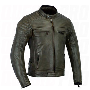 Mens Slim Fit Cool Motorcycle <b>Jacket</b> Winter Coat Stand Collar Zipper Closure Black Red PU Leather <b>Biker</b> <b>Jacket</b> Striped Pattern - Product Image 3