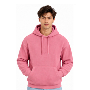 Sudadera con Capucha de Punto Waffle para Hombre, Informal, de Manga Larga, Térmica, para Deportes de Invierno, Ropa Urbana, Sudadera con Capucha Personalizada, Ropa al por Mayor - Product Image 1