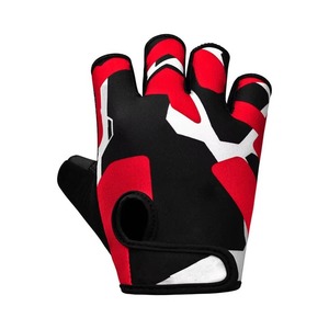 Durable Long Lasting Printed Cycling Gloves Half Finger Printed Long Distance Riding Gloves Training Sublimation Cycling Gloves - Product Image 2
