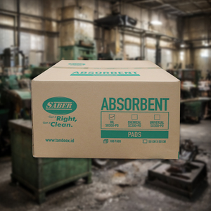 Tampons absorbants Saber SO300-PD 100 pièces 50x50 cm pour la réponse aux déversements industriels - Product Image 1
