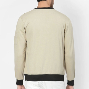 Blouson universitaire décontracté pour homme 2026 – Coupe-vent personnalisé à col montant en toile – Nouvelle collection à prix abordable - Product Image 2