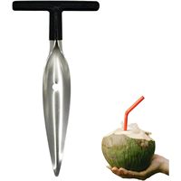 Alat Pembuka Kelapa Premium dari Baja Anti Karat, Pemotong & Penusuk Kelapa, Tidak Perlu Palu, Mudah, Aman & Bebas Kotoran