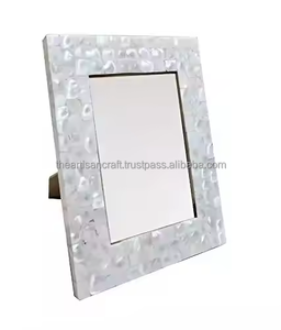 Mother of <b>Pearl</b> Hand-painted Eco-Friendly <b>Photo</b> <b>Frame</b> with Customized Design for Home Decoration - Product Image 4