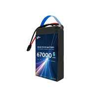 Batería de Iones de Litio NMC Semisólida de 320 Wh/kg, 6S, 18000 mAh, 25000 mAh, 33000 mAh, 46000 mAh, 50000 mAh, 55000 mAh, 67000 mAh para Drones UAV