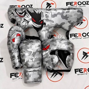 Guantes de Boxeo y Protector de Cabeza de Camuflaje Duraderos para Entrenamiento de Boxeo, MMA, Kickboxing, Artes Marciales, Equipo Deportivo - Product Image 6