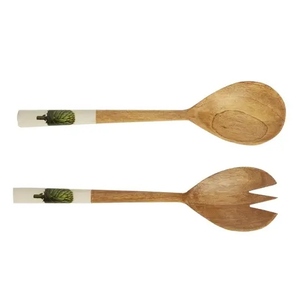 Juego de Cucharas de Cocina de Madera Natural, No Tóxicas, Aptas para Alimentos y con Acabado Liso, Ideal para Uso en el Hogar, Cocina, Restaurantes y Hoteles - Product Image 3