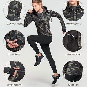 Veste de sport pour femme à manches longues, dernier design, vêtements d'hiver, vêtements de sport, entraînement, course à pied, vestes de sport fabriquées au Pakistan - Product Image 3