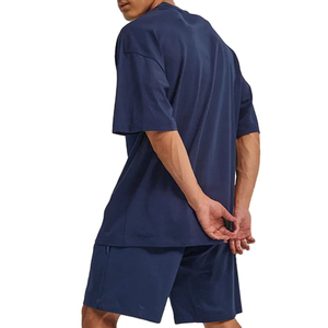 Conjunto de Ropa Urbana de Verano para Hombre |   Camiseta extragrande de peso pesado + Pantalones cortos |   Ropa de estar por casa a juego - Product Image 2