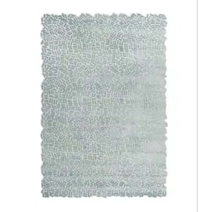 Premium Sage Green Hand Tufted Textured Area Rug Modern Abstract Geometric Design Wool Viscose Carpet Living Room Bedroom Decor - Product Image 2