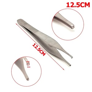 Juego de 3 Piezas de Pinzas y Fórceps de Tejido Traumatismo-Free de Titanio Adson, Instrumentos Quirúrgicos Oftálmicos con Empuñadura Ergonómica - Product Image 5