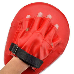 Boxing Training <b>Focus</b> <b>Pads</b> Curved Hand Mitts for Speed Accuracy Punching and Striking Practice - Product Image 6